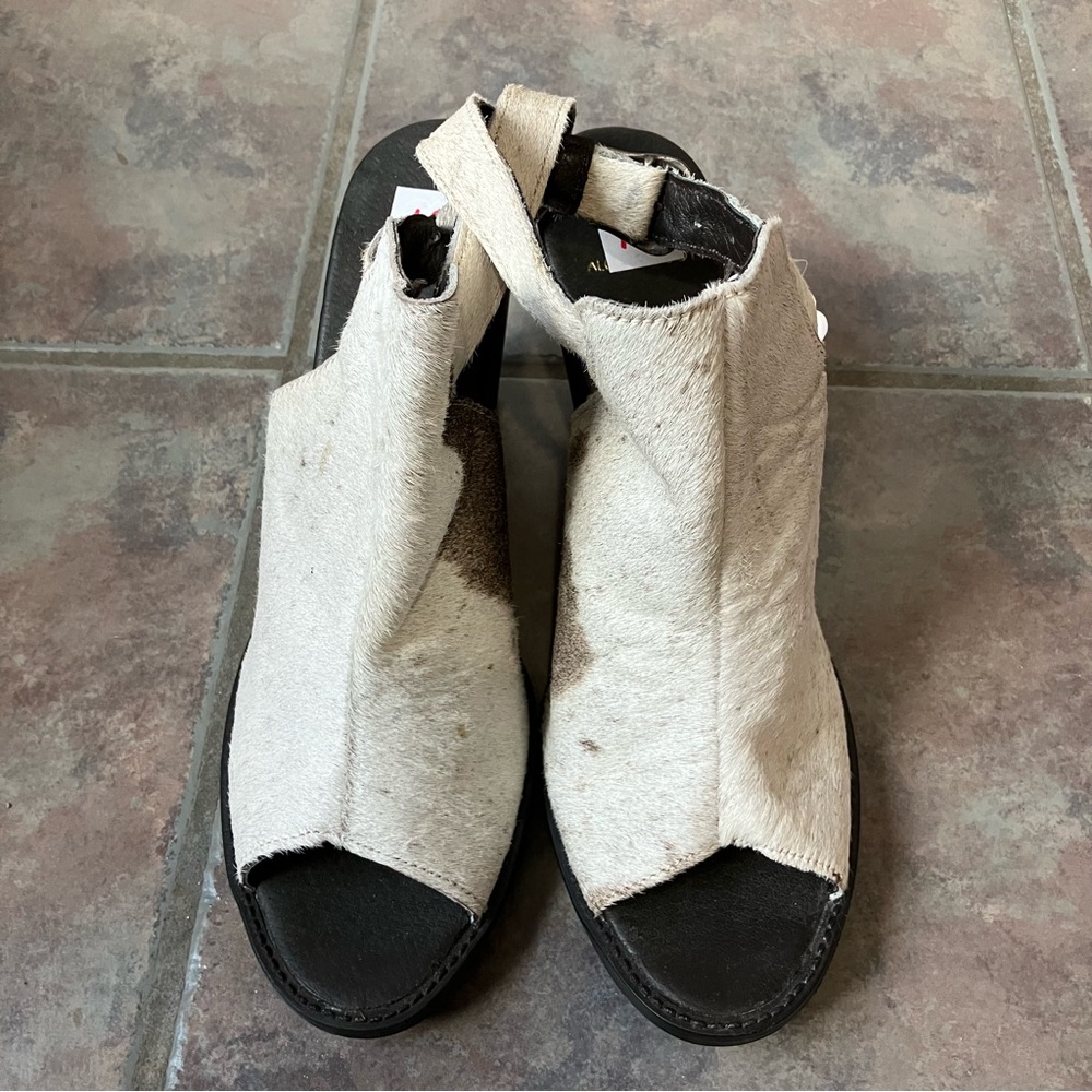Cowhide Heels